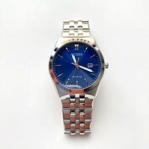 Citizen Corso Eco-Drive Blue Dial Stainless Steel Men's Watch BM7330-59L